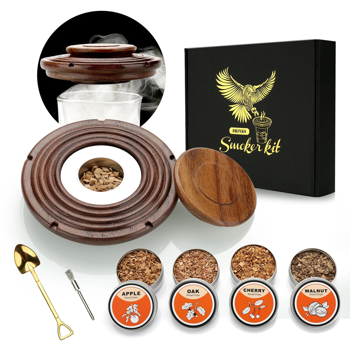 Zestaw do Wędzenia Drinków i Whiskey – Smoker Kit